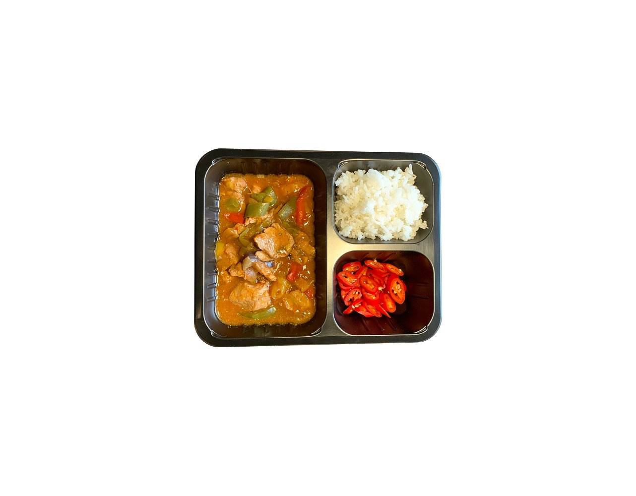 Fajitas z vepřové panenky s rýží
